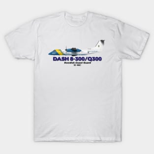 DeHavilland Canada Dash 8-300/Q300 - Swedish Coast Guard T-Shirt